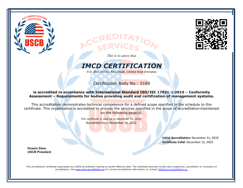 IMCD Certification 2027